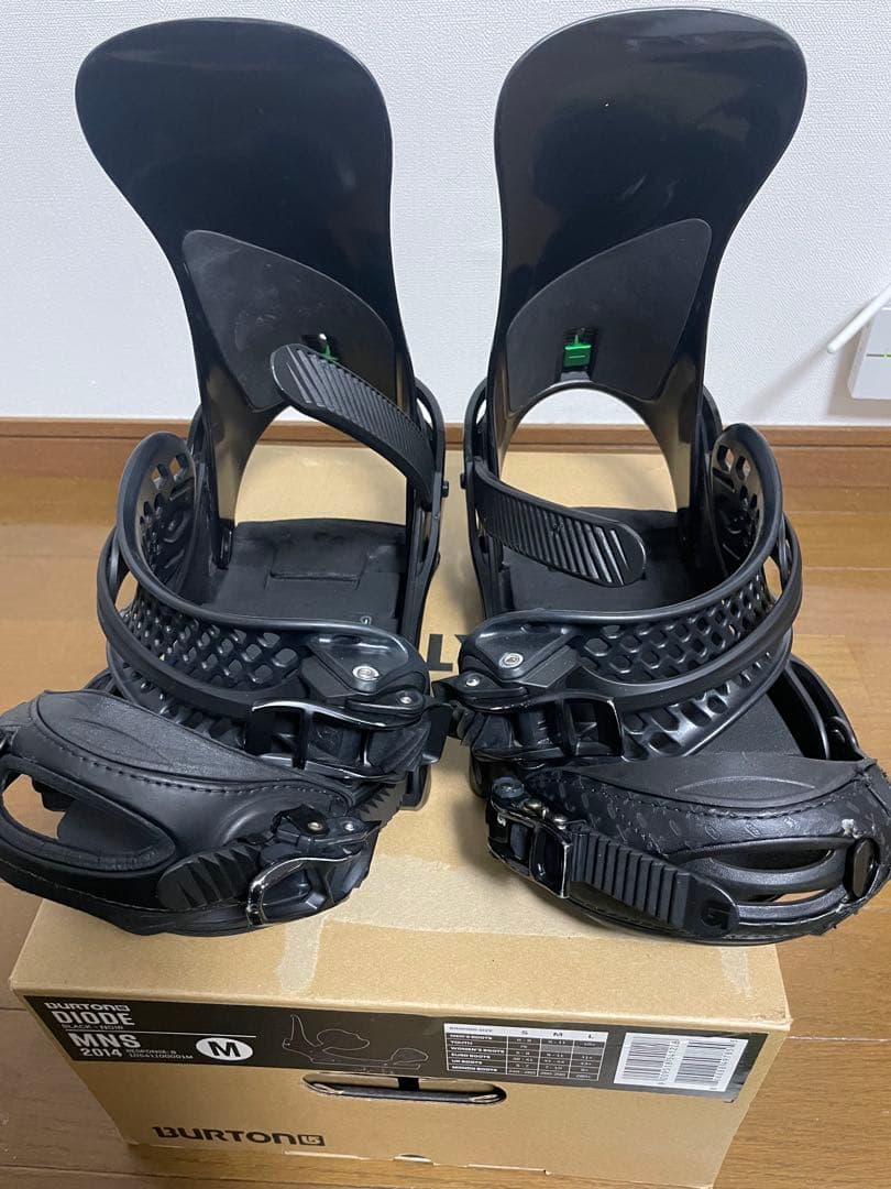 Burton Diode スノーボードバインディング Mサイズ 黒