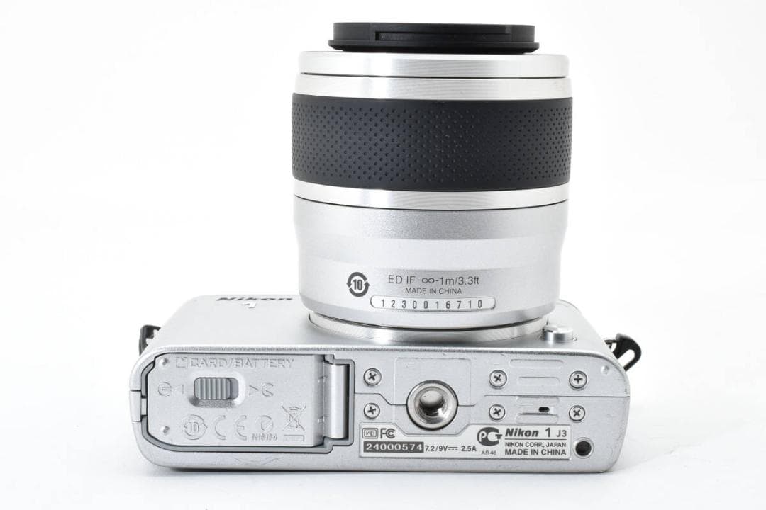 ★極上品★ショット数5902回★ニコン 1 J3 シルバー 1 #586