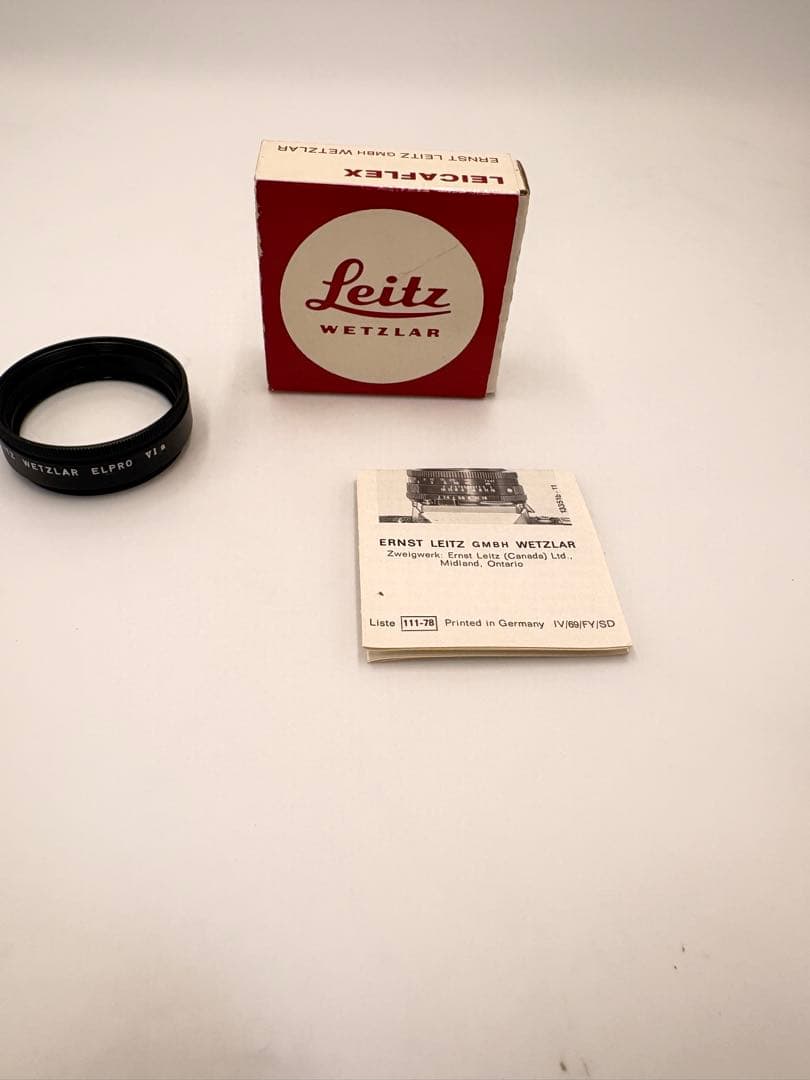 Leitz Wetzlar Elpro レンズフィルター