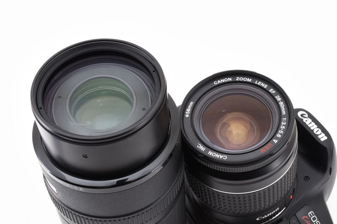 保証付き/Canon EOS Kiss X10i標準&望遠ダブルレンズセット