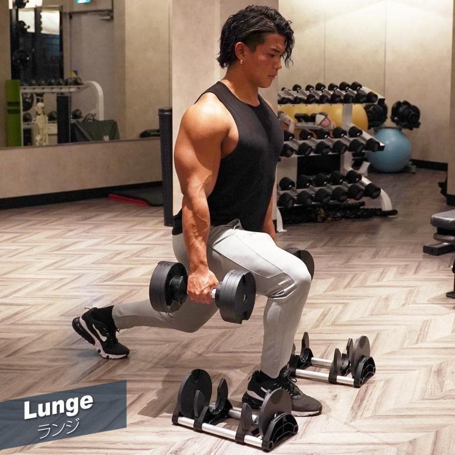 可変式 ダンベル 20kg 10段階 トレーニング 筋トレ 単品 1443