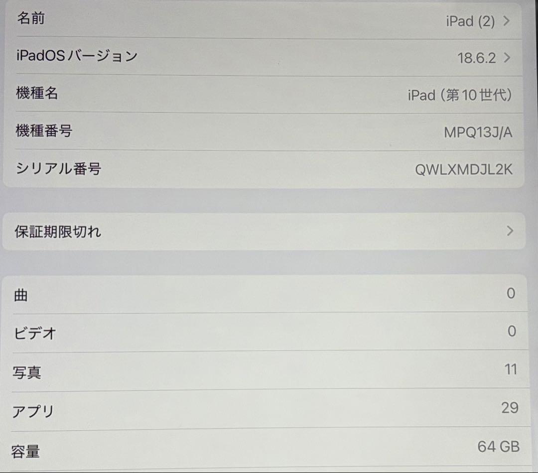 【美品】iPad 第10世代 Wi-Fiモデル64GB本体＋カバー2種セット！