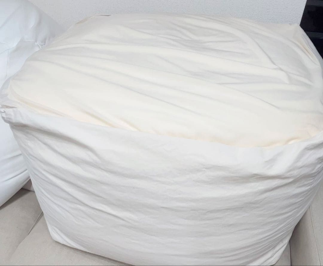 美品！無印良品 体にフィットするソファ 生成色 約65 x 65 x 43