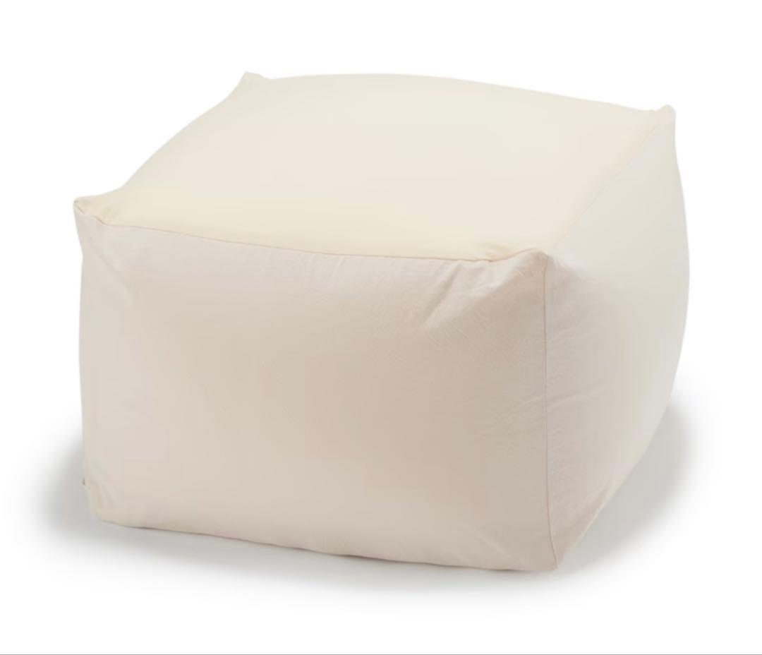 美品！無印良品 体にフィットするソファ 生成色 約65 x 65 x 43