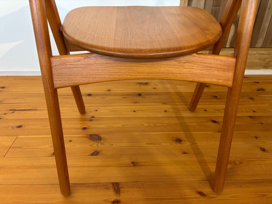 チーク　チェア　美品　CHLOROS Scissors ❷ 木製クロロス北欧家具
