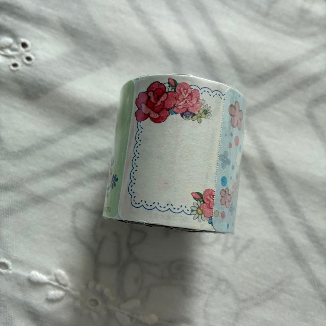 高橋真琴　ウォールキャンバス　s トリコロール　ロールふせん　フラワーミックス