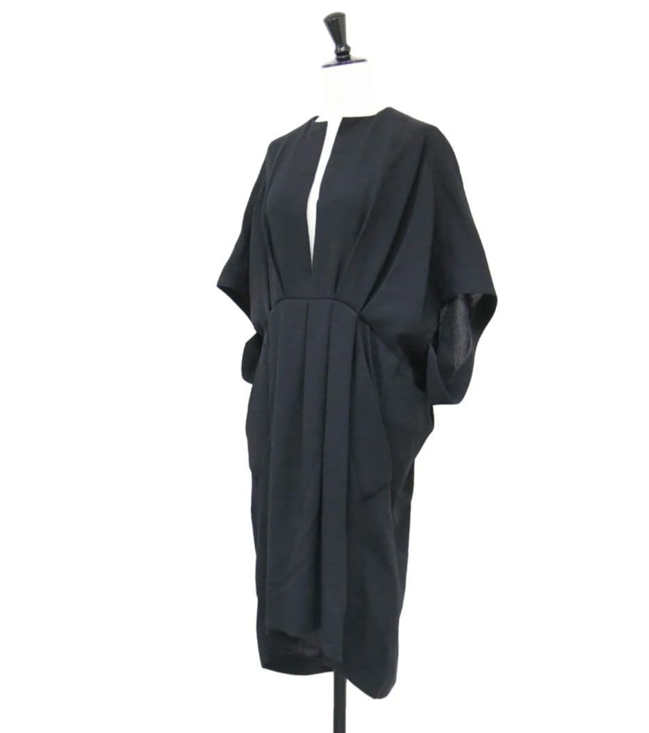 美品【Yves Saint Laurent 】ブラックワンピース サンローラン