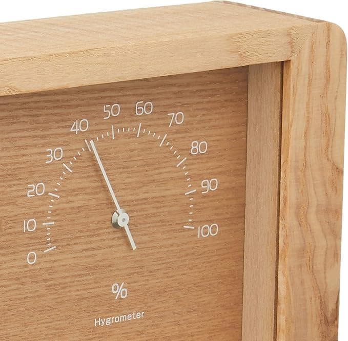 レムノス 置き時計 温湿度付き　ヨーカン