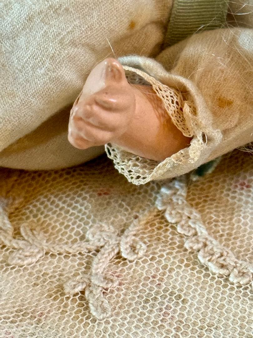 アンティーク　ミニョネット　ミレット　ドール　布花セット