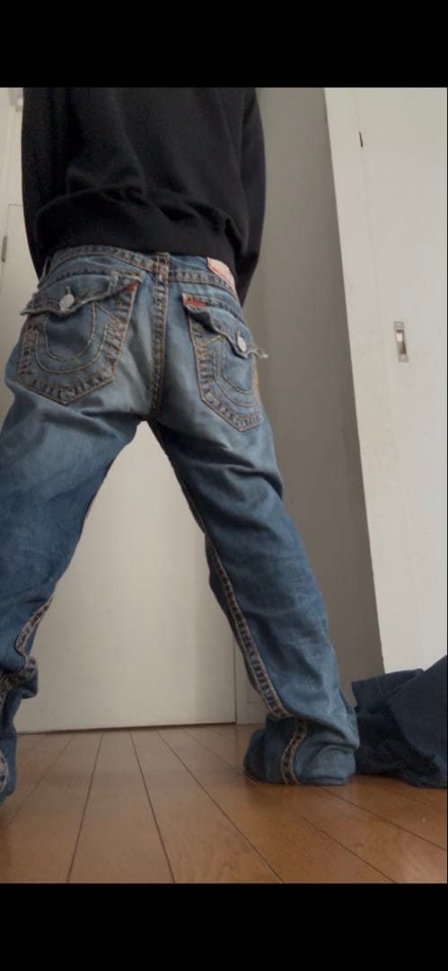 希少 Ture Religion デニム JOEY SUPER T 太ステッチ