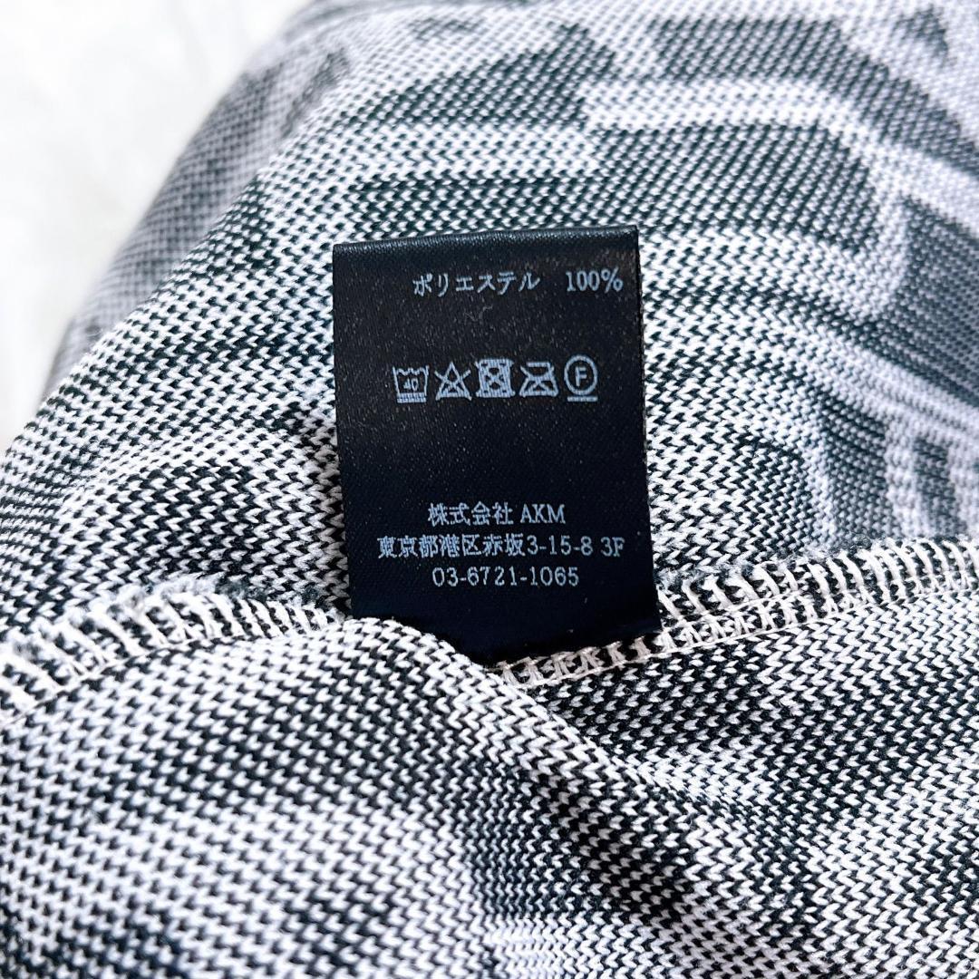 1piu1uguale3 GOLF SNEED JACK ロゴ総柄Vネックニット