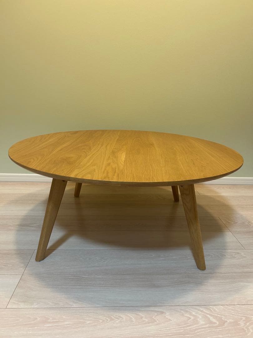 週末終了❣️リセノ100Φセンターテーブル リバー丸