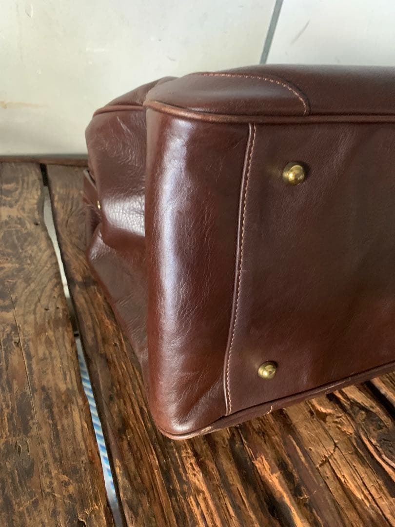 土屋鞄　ボストンパック　レザー　鍵付き