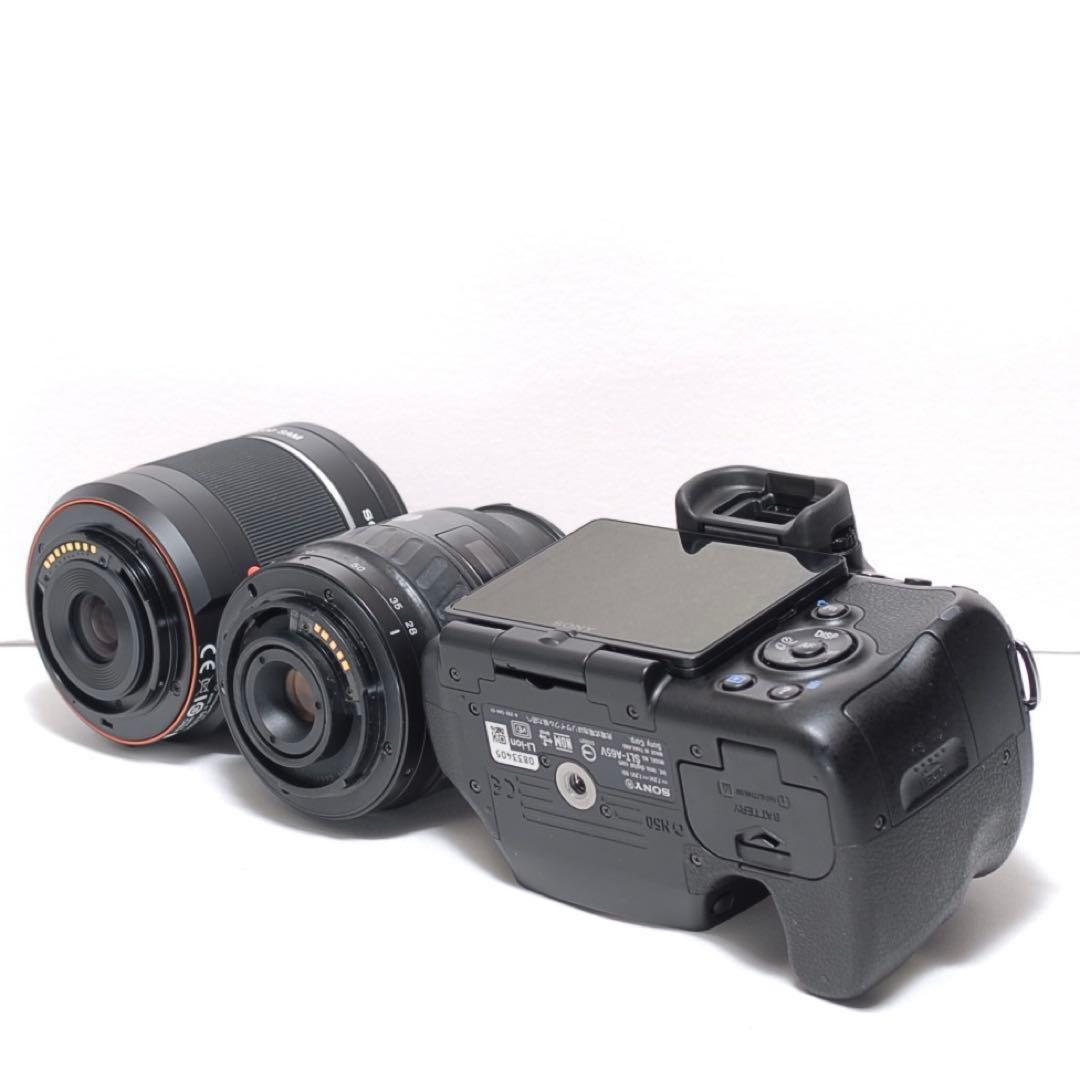 ✨一眼レフデビューに✨SONYα65✨ソニー✨ダブルレンズ✨スポーツ観戦にも