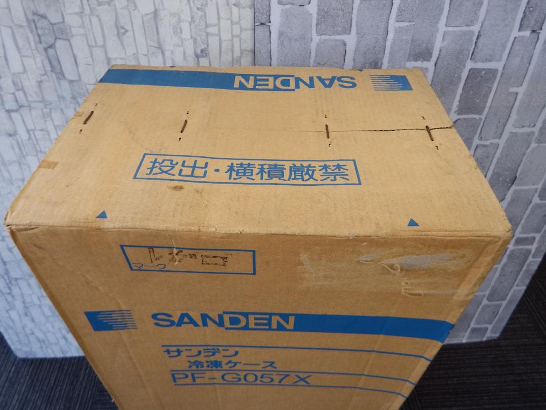 美品 サンデン 冷凍ショーケース PF-G057X 42L 冷凍ストッカー