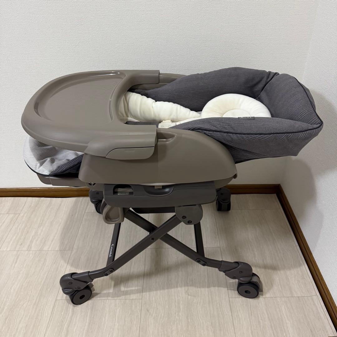 【極美品】コンビ ネムリラ BEDi Long EG ハイローチェア