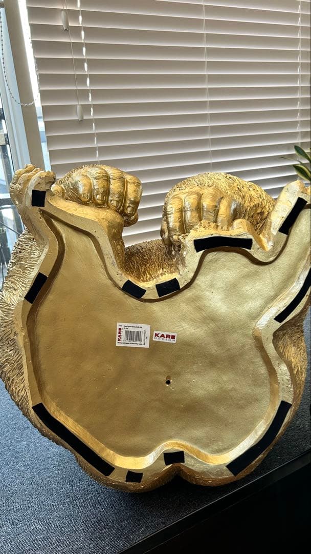 KARE ゴールド ゴリラ　XL 置物 金