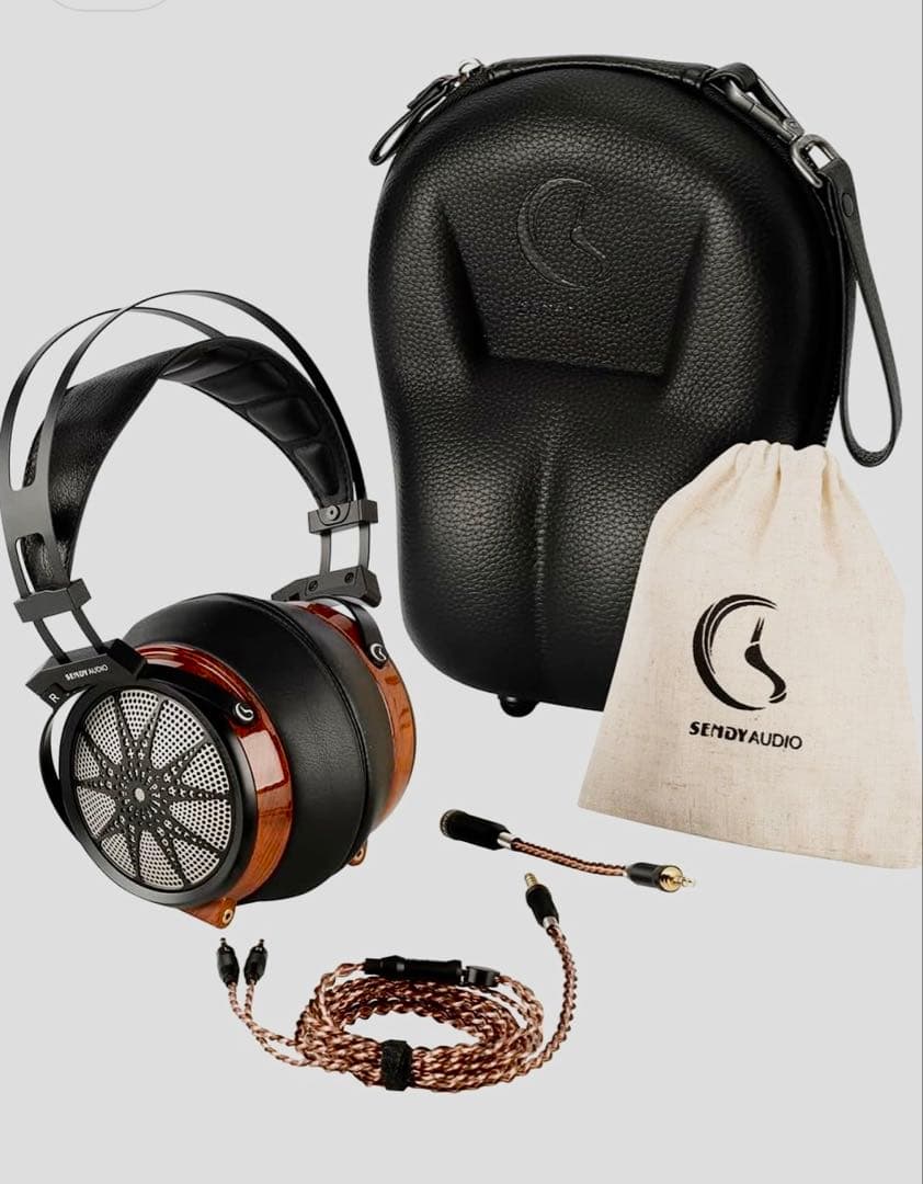 Sendy Audio 太陽神 APOLLO ローズウッド有線ヘッドホン