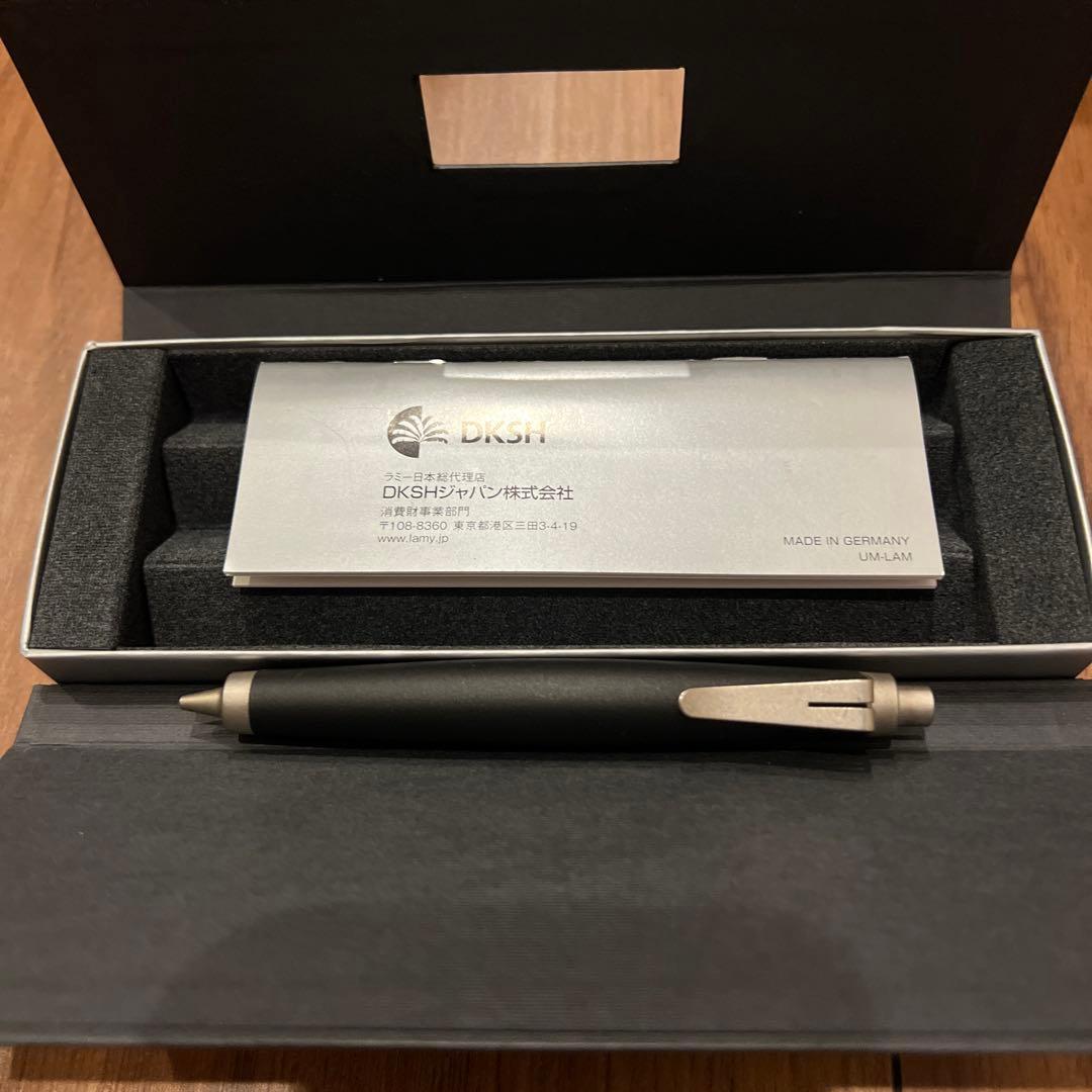 Lamy シャープペンシル ブラック メタル　ラミー