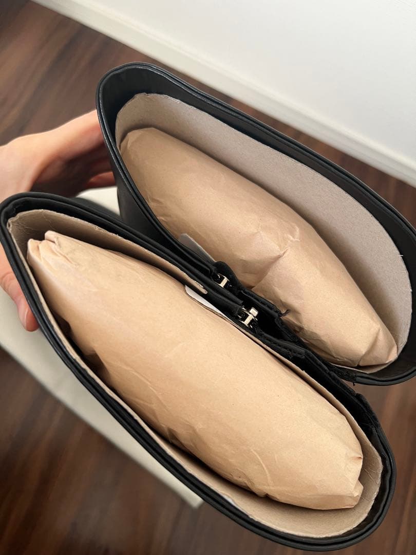 新品⭐︎CUEREN クエルン　本革　BLACK ロングブーツ25.5cm