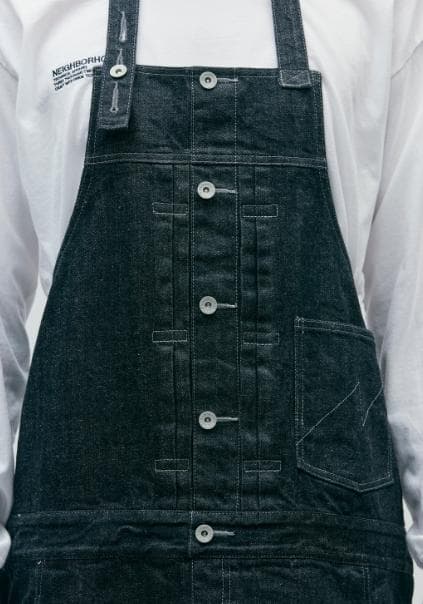 NEIGHBORHOOD DENIM APRON デニムエプロン BLACK