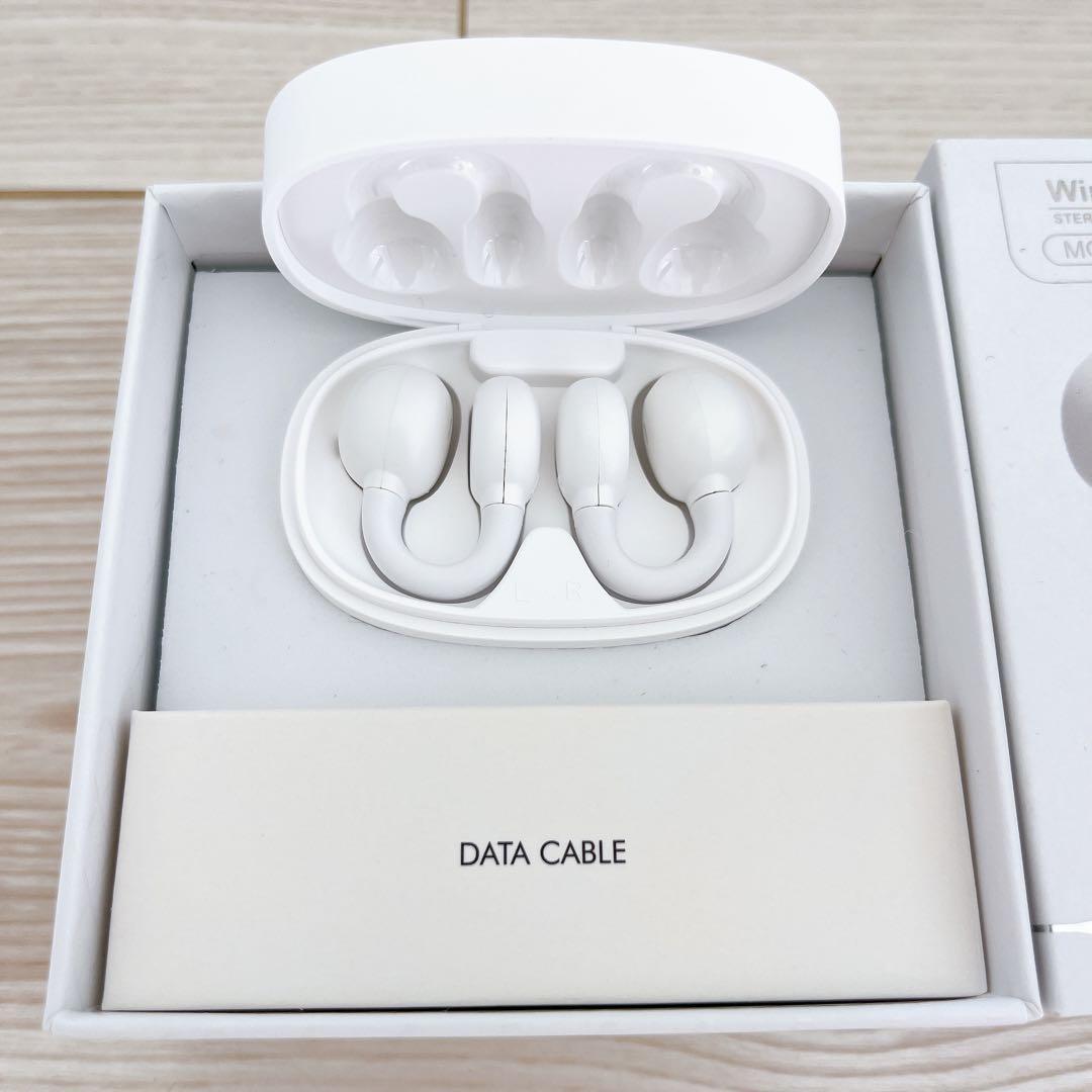 ワイヤレスイヤホン イヤーカフ型 グレー