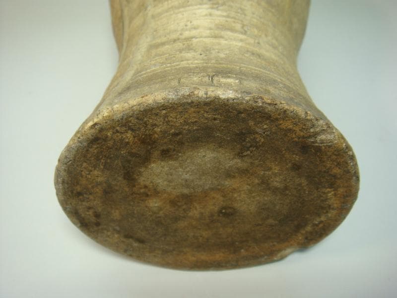 花瓶■古黄瀬戸 古い時代物の耳付瓶 涙痕壷 古壷 立ち壺 在銘 古美術 骨董品■