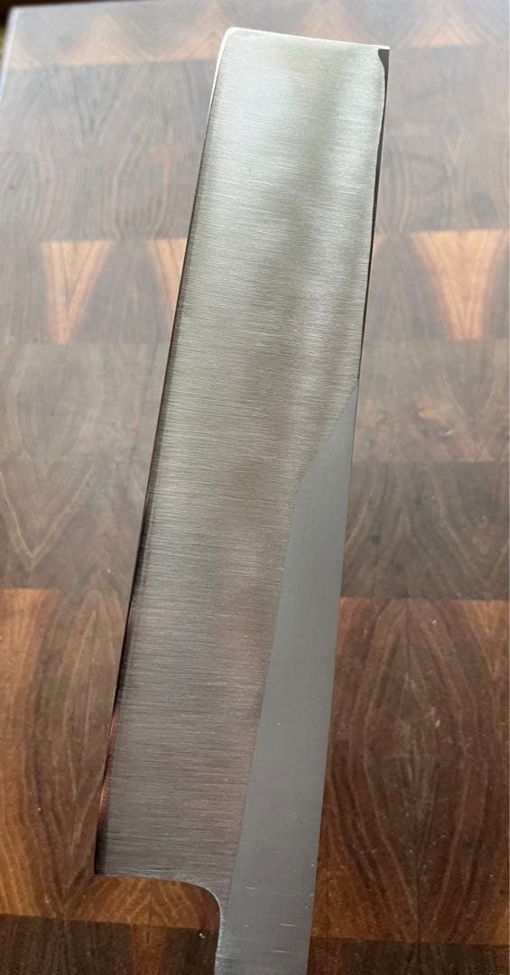 正本 総本店 薄刃 包丁 玉白鋼 195mm 和包丁　本職　白紙