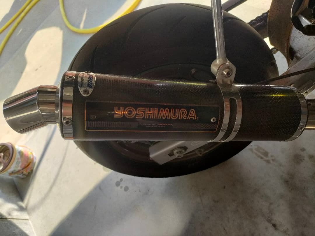 エイプ100 ヨシムラマフラー　ステー付