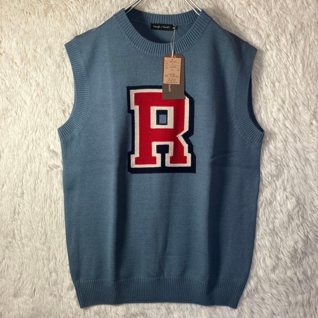 新品未使用 ラフアンドスウェル BIG R VEST ニットベスト XL