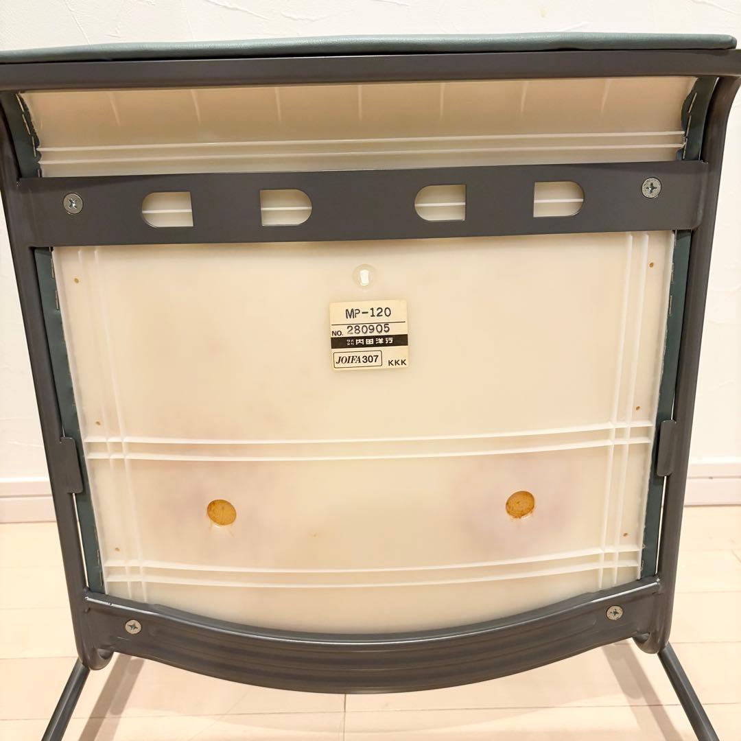 美品✨重ねて収納☆会議用スタッキングチェア3脚　内田洋行　MP-120