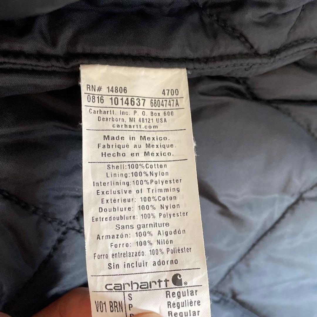 Carhartt カーハート ダック　ワークベスト　Sサイズ　美品