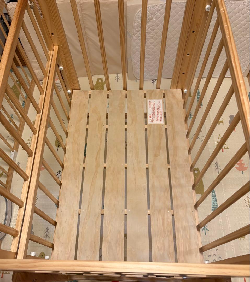 ミニベビーベッド　トール　Wオープン