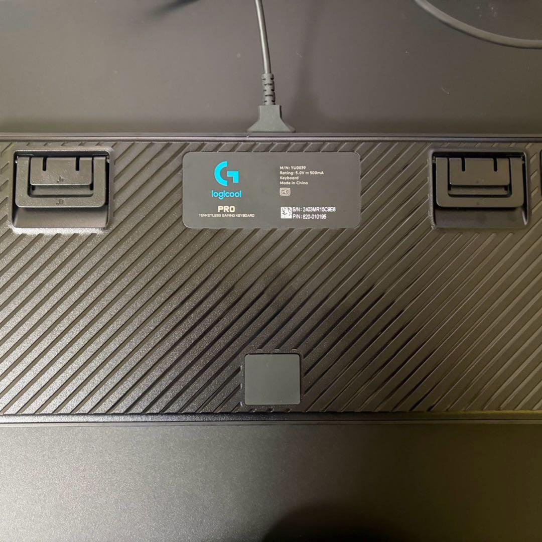 【美品】Logicool PRO ゲーミングキーボード 本体　ワイヤレスマウス