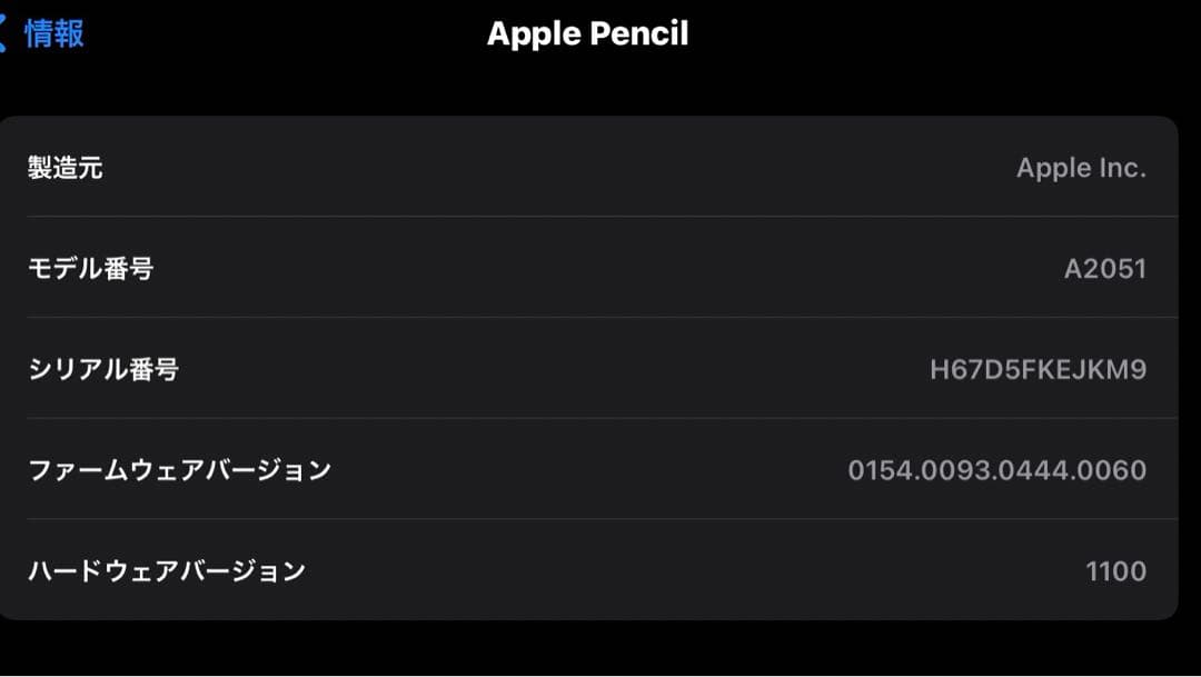 iPad Pro3 12.9インチ64GBとApple Pencil2のセット