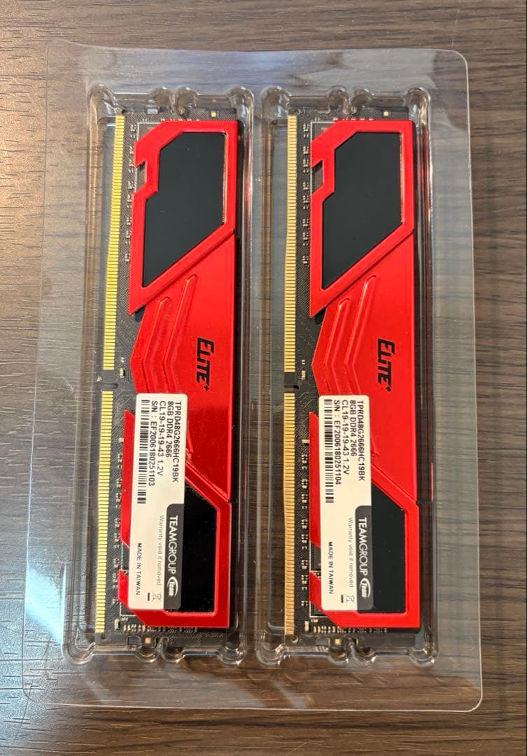 Team DDR4 8gb×2
