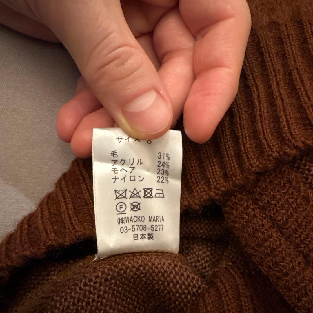 WACKOMARIA MOHAIR CARDIGAN モヘアカーディガン