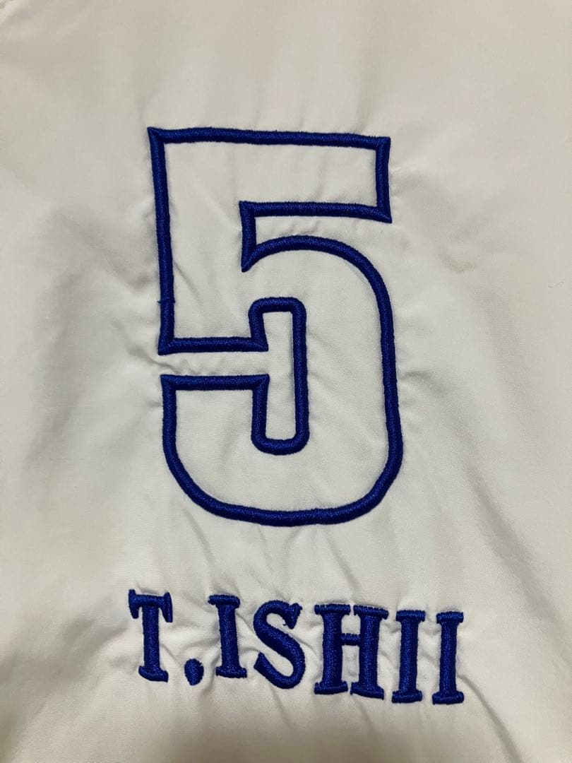 横浜ベイスターズ　石井琢朗氏　実使用　球団支給ミズノ製ウィンドブレーカー練習着