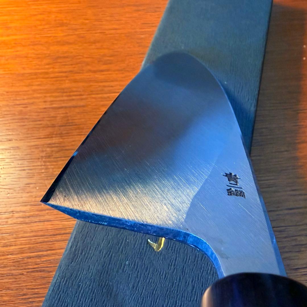 盛弘 特注出刃包丁(未使用に近い)