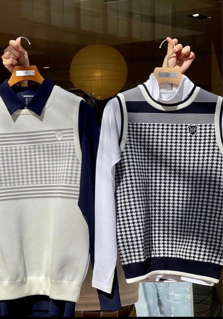 ZOY ウルトラ撥水加工 WOMENS 撥水千鳥JQ ベスト&スカート