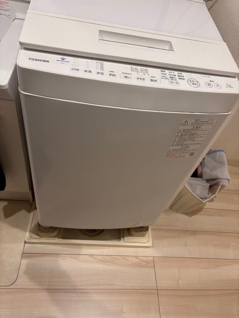 TOSHIBA 全自動電気洗濯機AW-7D9(W)