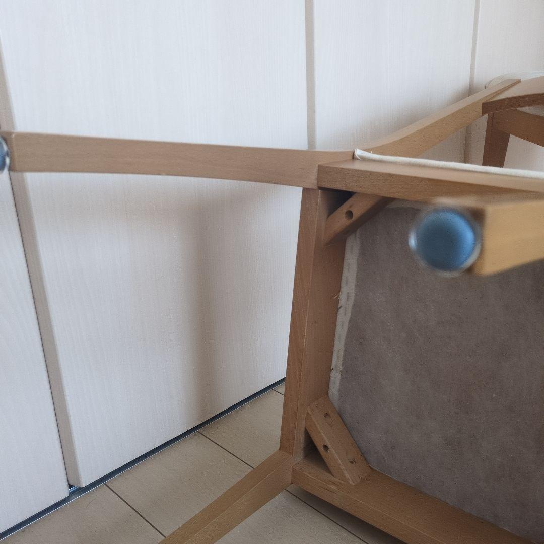 【アクタス】ダイニングチェア 2脚セットデンマークビーチ材シートクッション有り