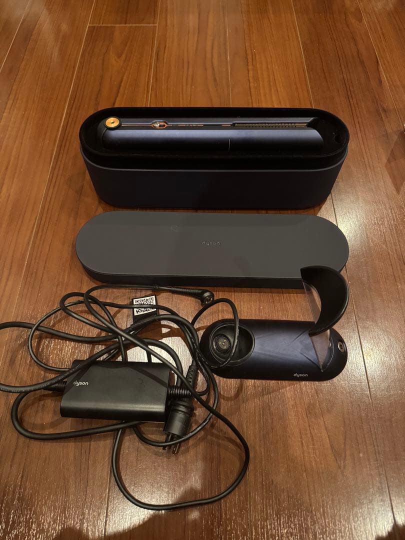 Dyson ヘアアイロン ネイビーオレンジ 付属品あり