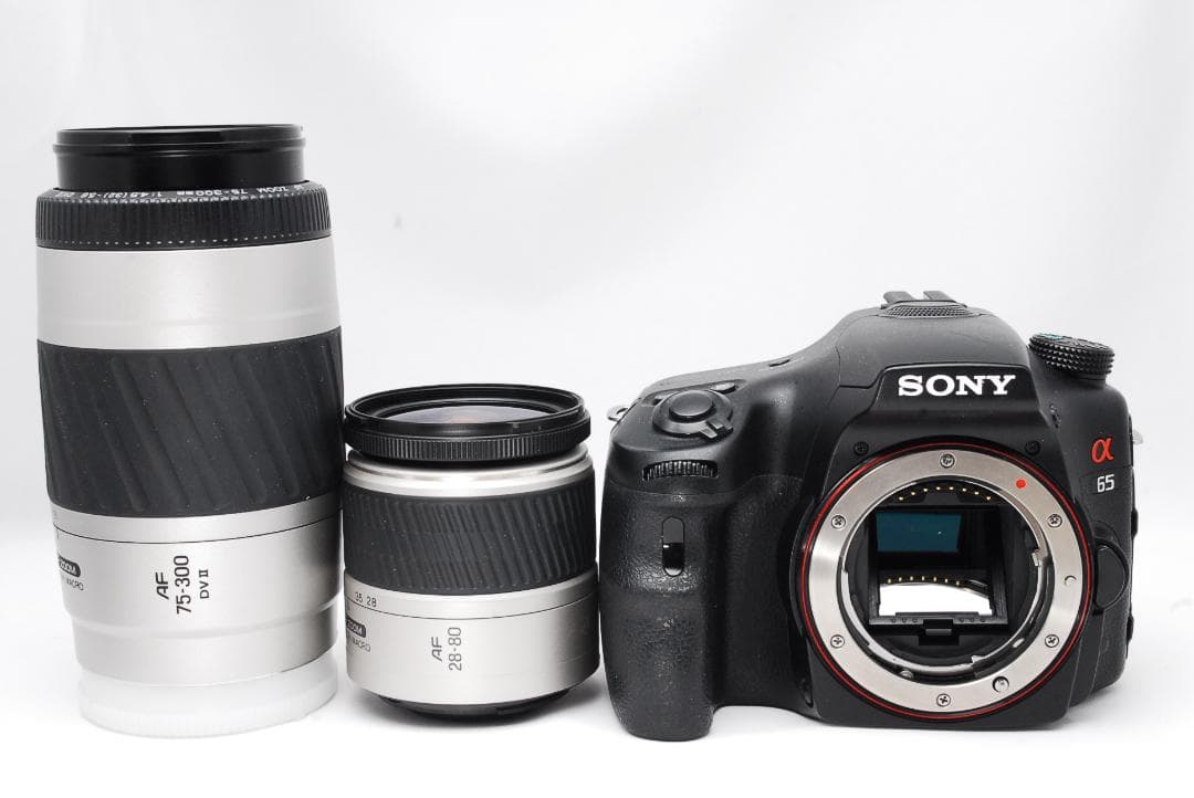♥ SONY ソニー α65 ♥スマホ転送♥超望遠レンズ付き♥一眼レフカメラ