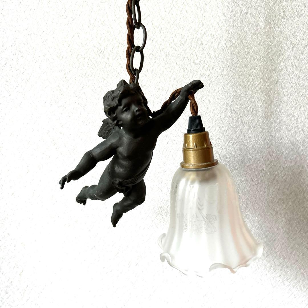 ヴィンテージ　天使のペンダントライト