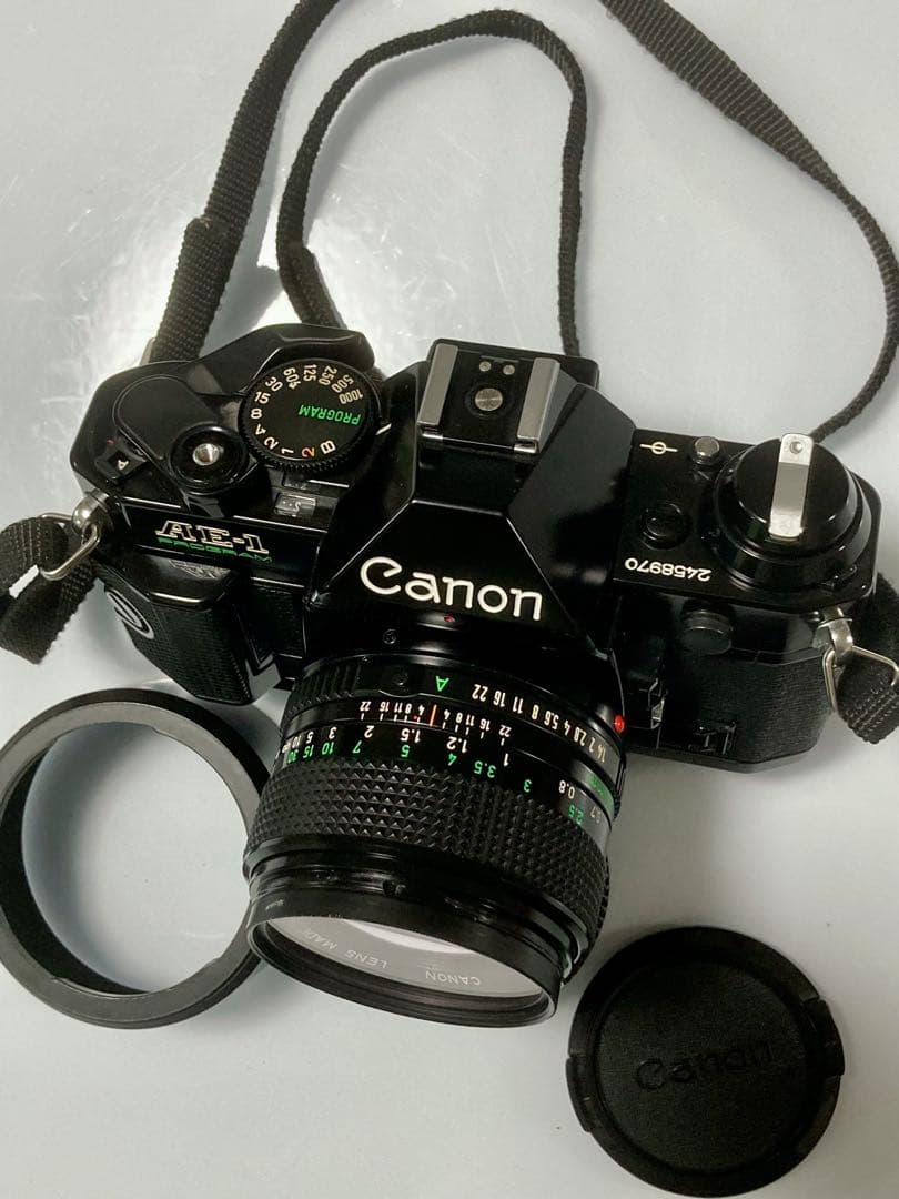 CANON AE-1 プログラム 標準レンズ+広角レンズ+フラッシュ
