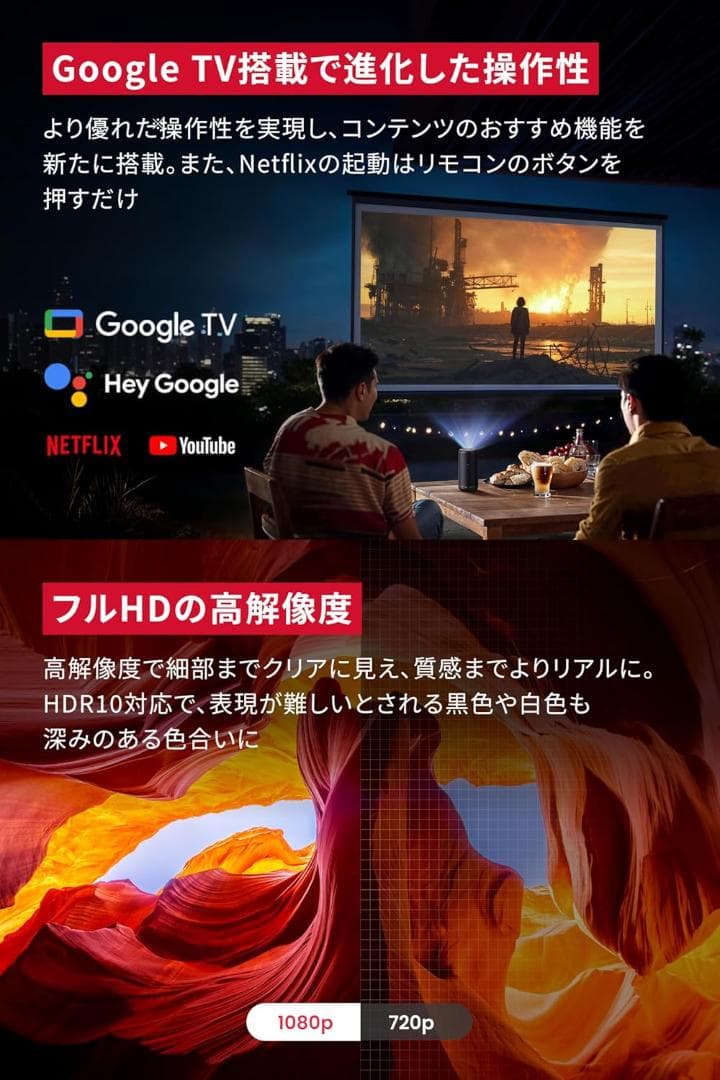 Nebula Capsule 3 ANKER モバイルプロジェクター　アンカー