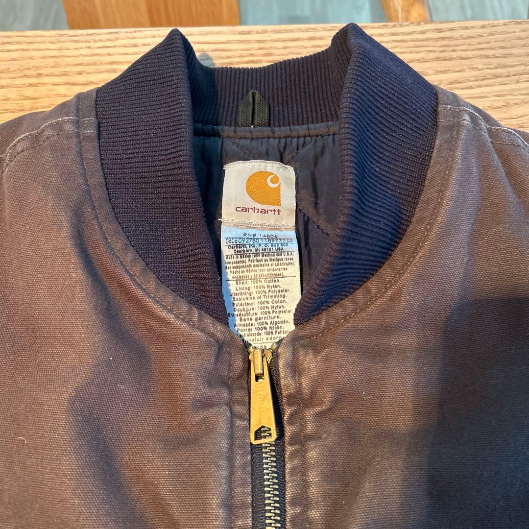 Carhartt Duck Vest カーハート ダックベスト ブラウン XL