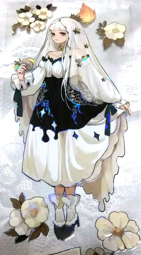 ✩再販✩J780＃白烛萤火(贝壳光)e厘米切り売り海外人物マステ女の子