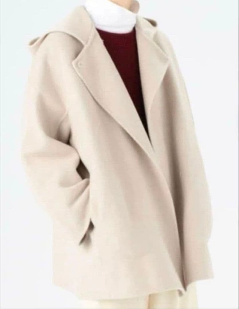 Ballsey プレミアムウールリバー フーデッドショートコート☆